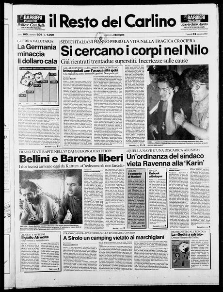 Il Resto del Carlino : giornale dell'Emilia